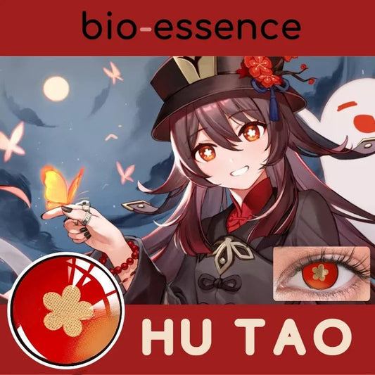 Lentes De Contacto Hu Tao Cosplay Juego Genshin Impact