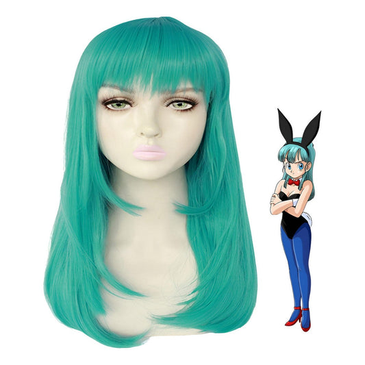 Peluca Bulma Dragon Ball Bunny Turquesa Cosplay Anime