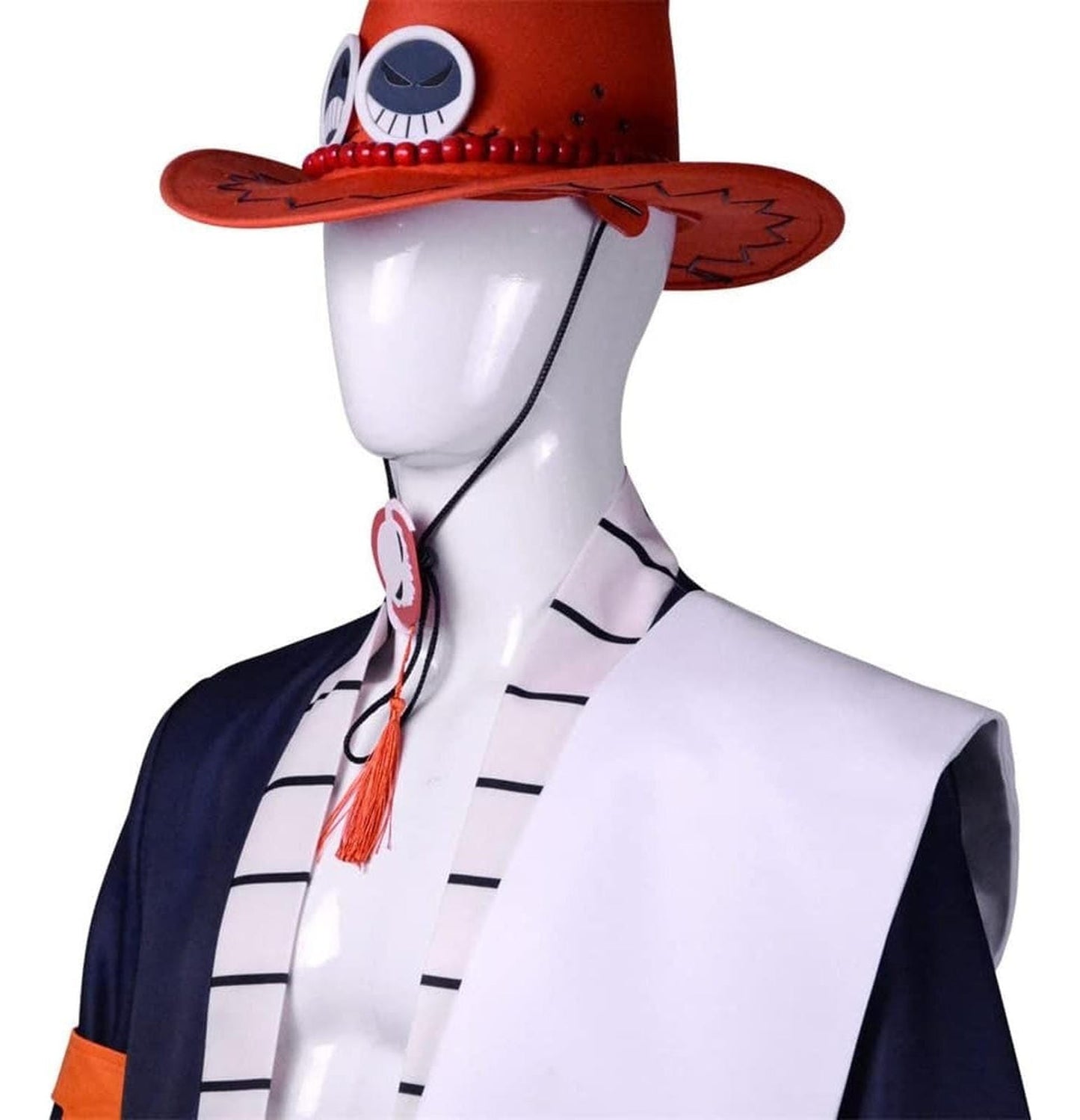 Cosplay Ace Wano One Piece Sombrero Y Accesorios Anime One Piece
