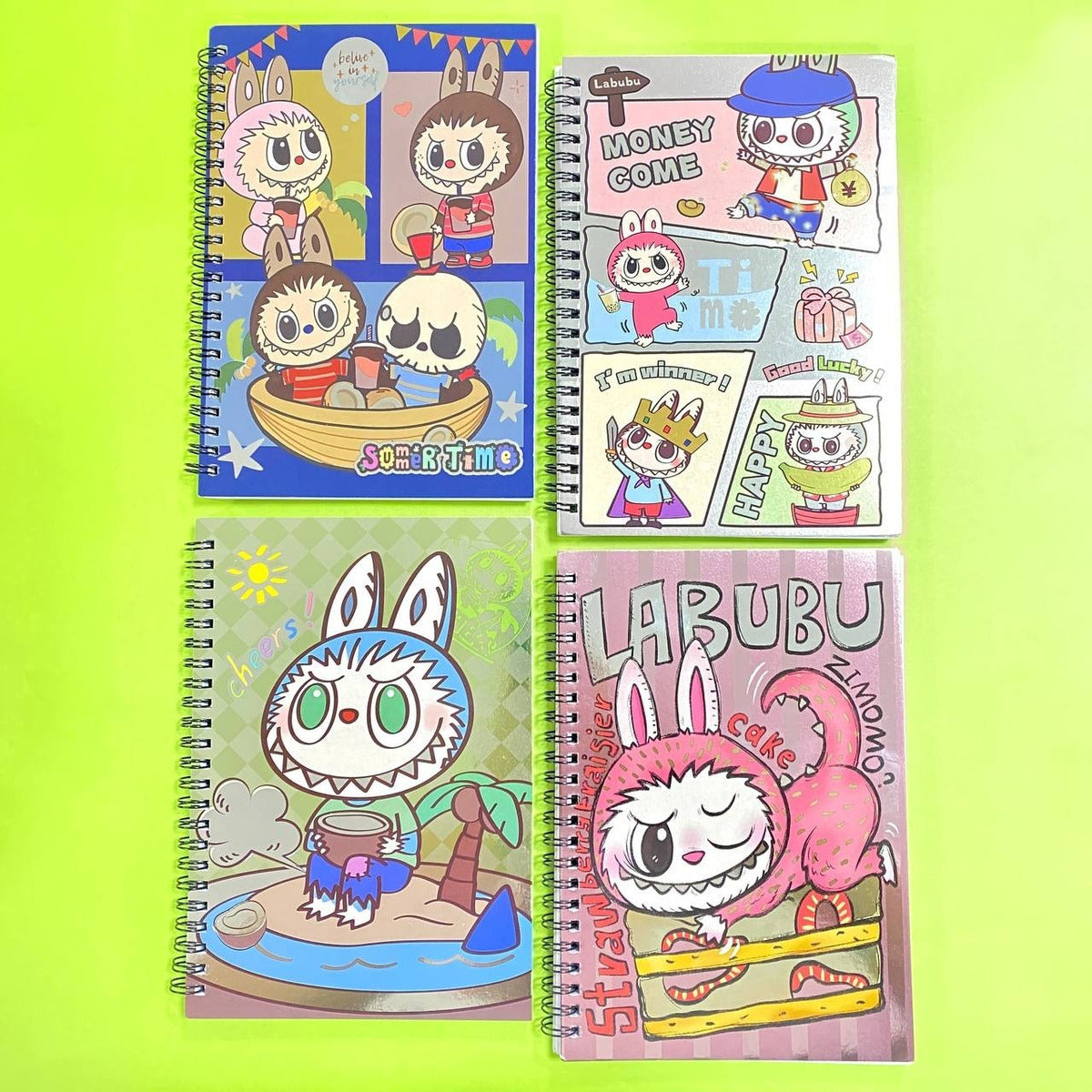 Pack Labubu Papelería Kawaii - Libreta + Stickers Escolar