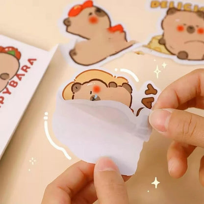 Caja Sorpresa Capybara Carpincho Kawaii Peluche Libreta Cute