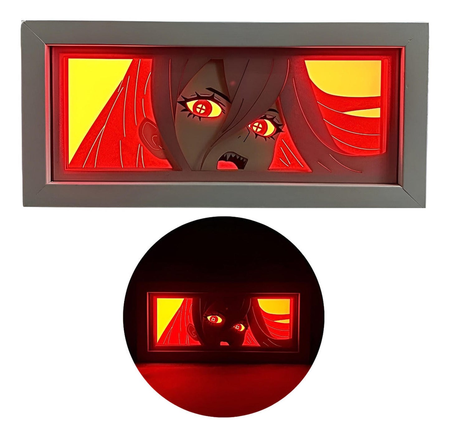 Lámpara Led Power Anime Chainsaw Man A Pilas Y/o Usb Mesa
