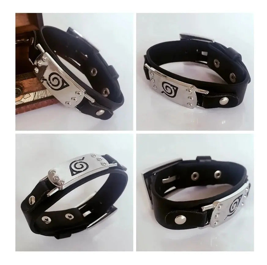 Pulsera Naruto Aldea De La Hoja Cosplay Anime Otaku