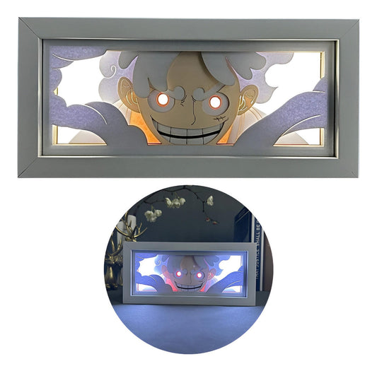 Lámpara Led Monkey D. Luffy G5 Anime One Piece A Pilas Y Usb