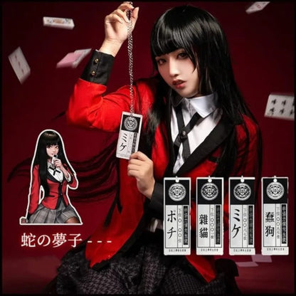 Set Collares Kakegurui Anime Cosplay 5 Piezas Originales