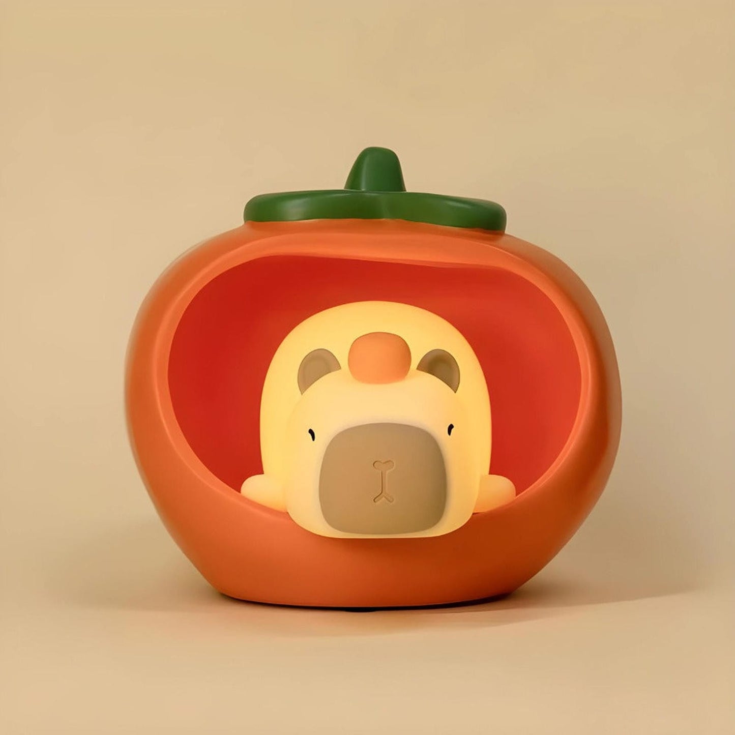 Lámpara Capybara Acostado Carpincho Led Usb Recargable