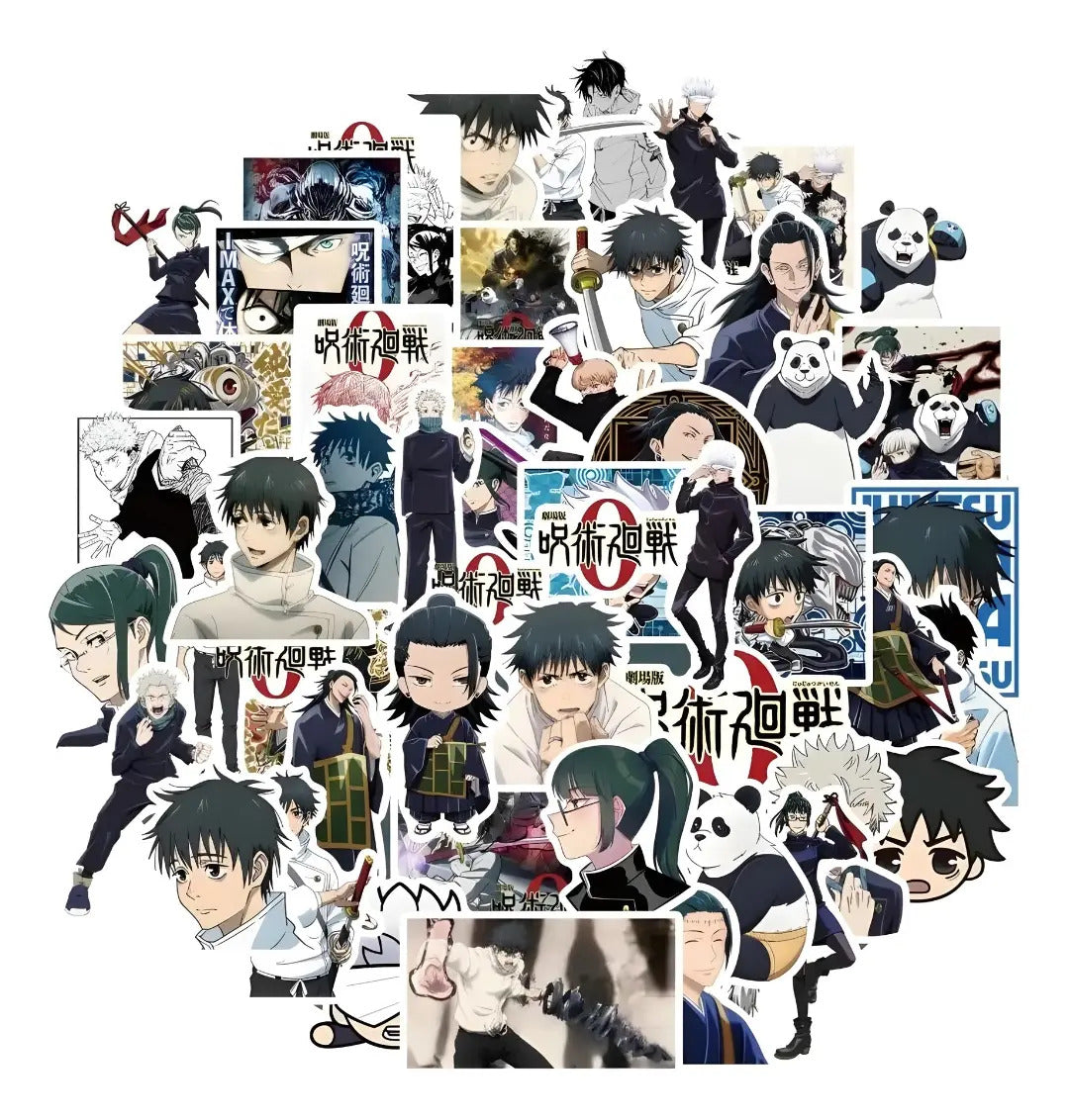 Pack 50 Stickers Jujutsu Kaisen Anime V2