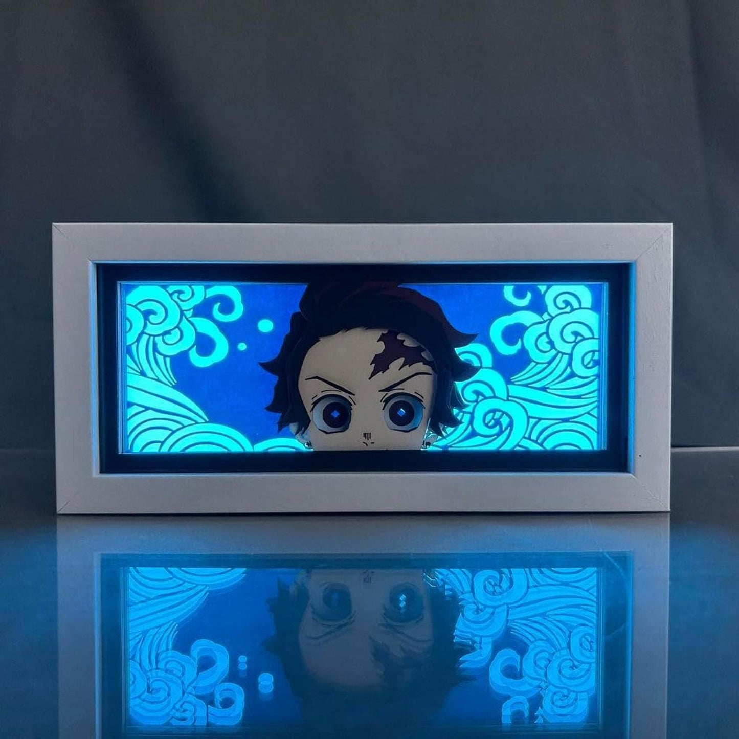 Lámpara Led Tanjiro Kamado Anime Demon Slayer A Pilas Y Usb