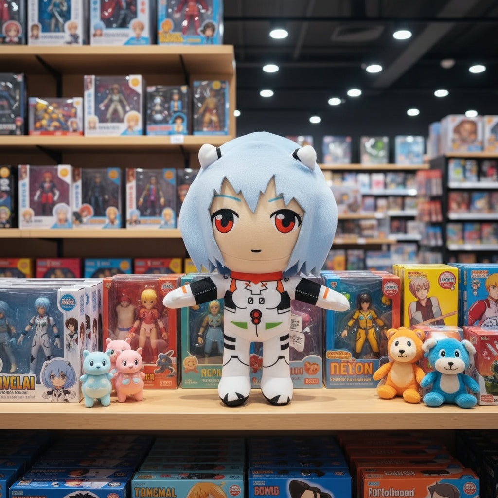 Peluche Rei Ayanami Evangelion Anime 22 Cm Coleccionable