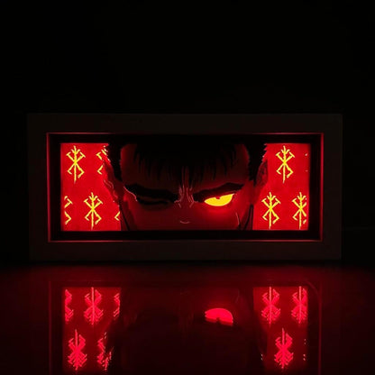 Lámpara Led Guts Anime Berserk 3d Usb O Pilas