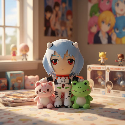 Peluche Rei Ayanami Evangelion Anime 22 Cm Coleccionable