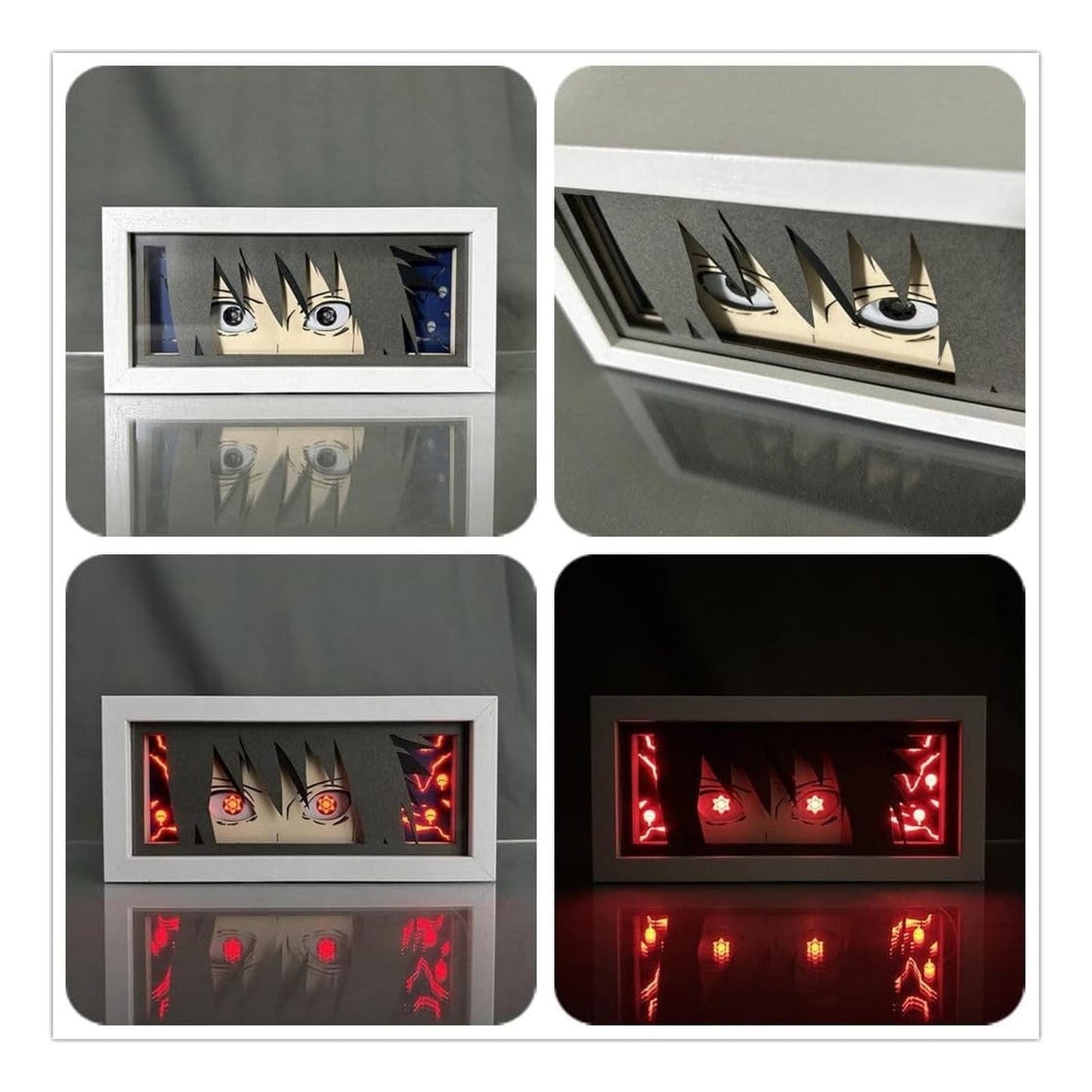 Lámpara Led Sasuke Uchiha Anime Naruto Usb O Pilas 3d