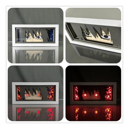 Lámpara Led Sasuke Uchiha Anime Naruto Usb O Pilas 3d