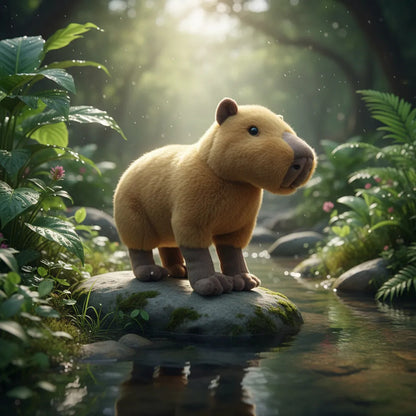 Peluche Carpincho Adorable Y Tierno Capybara 32 Cm