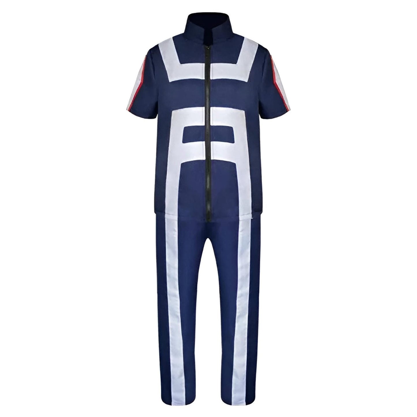 Disfraz cosplay uniforme azul Deku My Hero Academia con camisa y pantalón