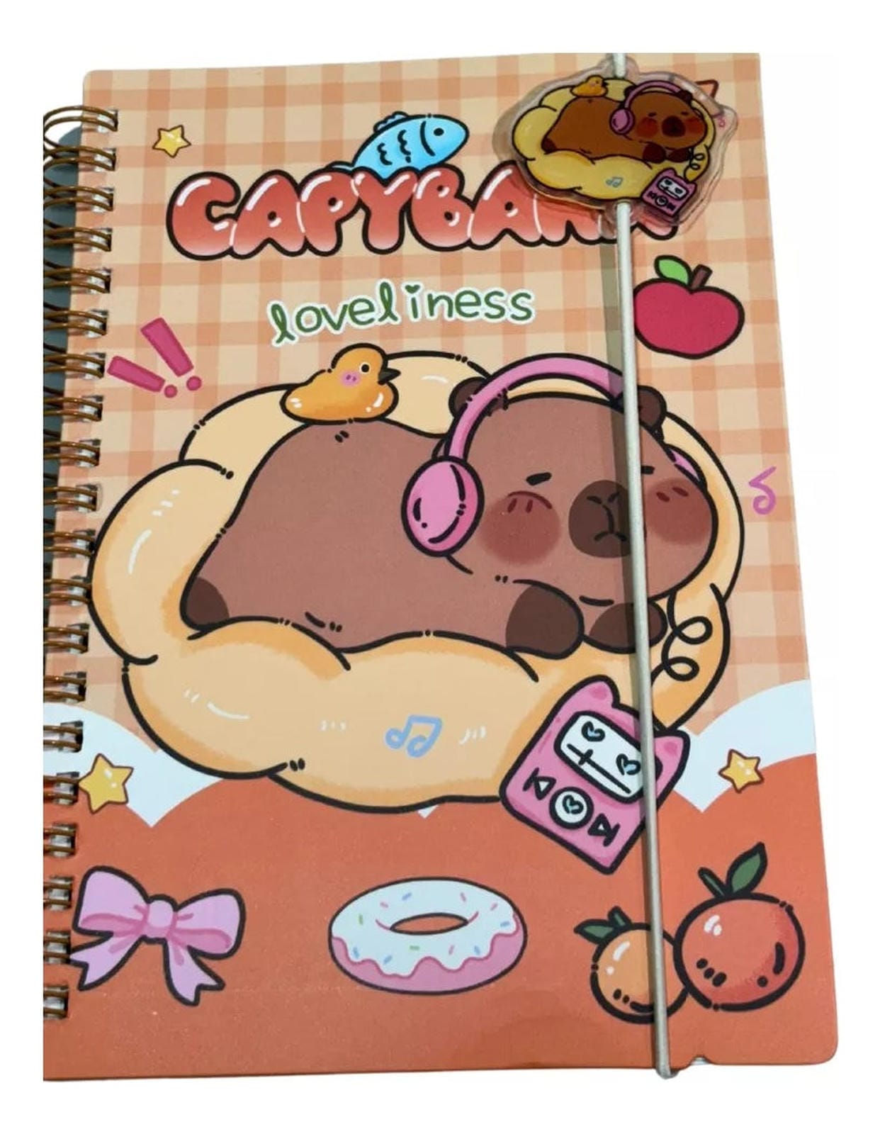 Caja Sorpresa Capybara Carpincho Kawaii Peluche Libreta Cute