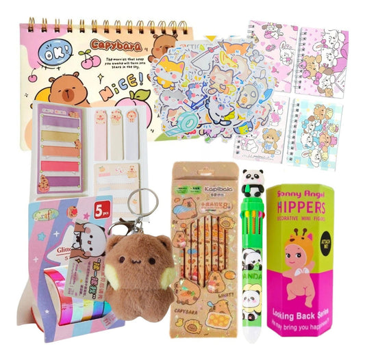 Caja Sorpresa Papelería Kawaii Box Regalo Día Niño Navidad