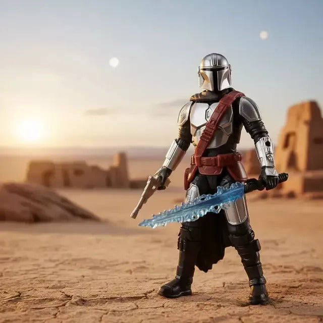Figura Mandalorian Power The Force Star Wars Coleccionable