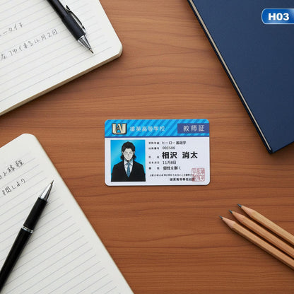 Tarjeta Estudiante UA - My Hero Academia Cosplay