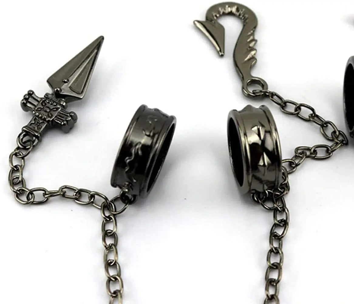 Cadenas Kurapika Con Anillos Metálico Hunter X Hunter