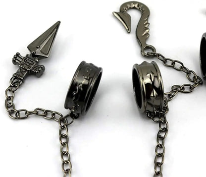 Cadenas Kurapika Con Anillos Metálico Hunter X Hunter