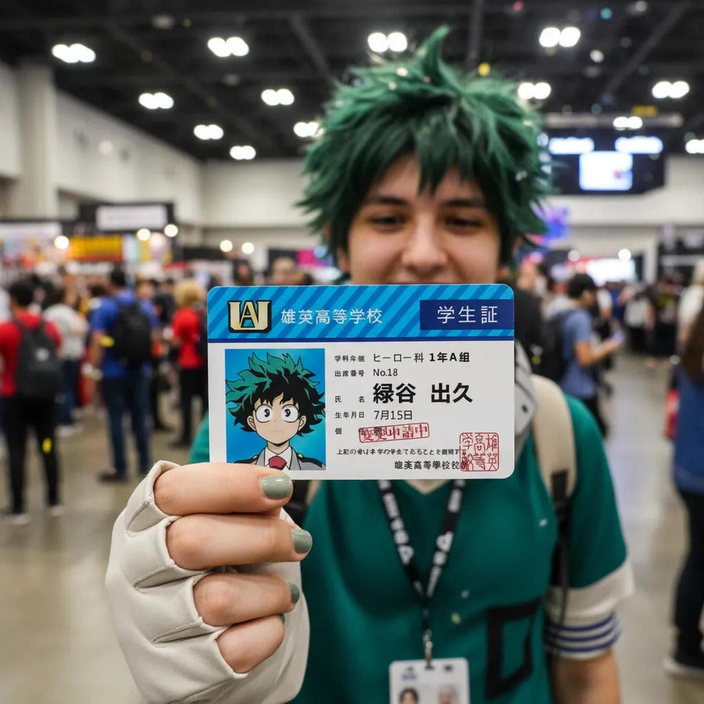 Tarjeta Estudiante UA - My Hero Academia Cosplay