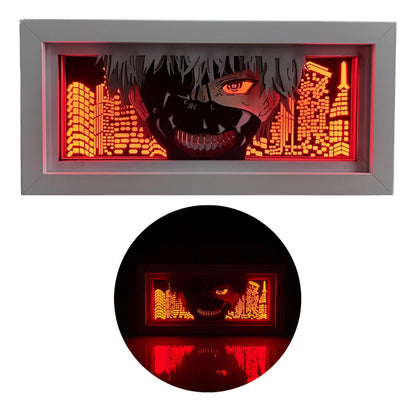 Lámpara Led Ken Kaneki Anime Tokyo Ghoul A Pilas / Usb