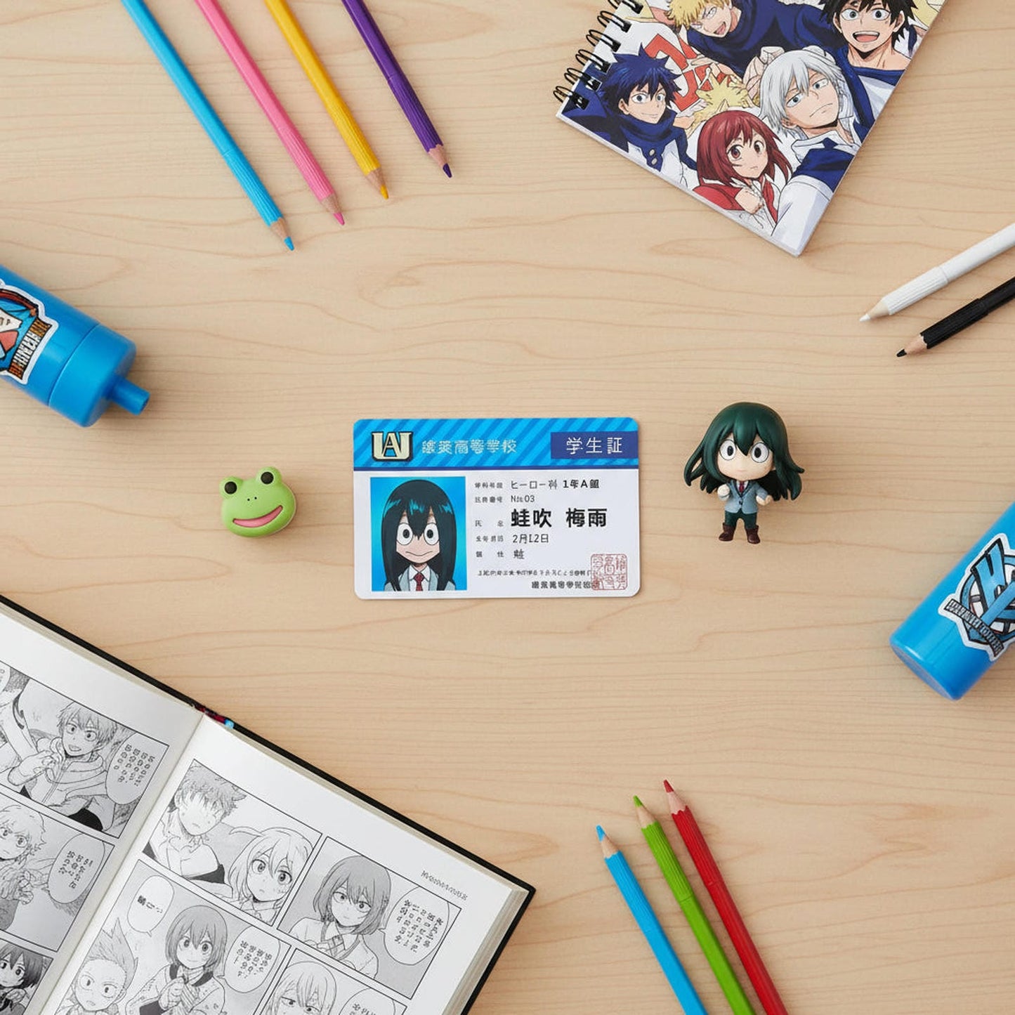Tarjeta Estudiante UA - My Hero Academia Cosplay