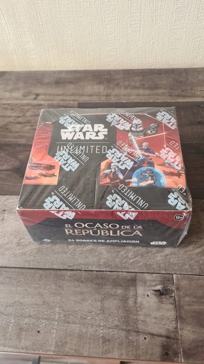 Cartas Star Wars Caja De Sobres El Ocaso De La Republica
