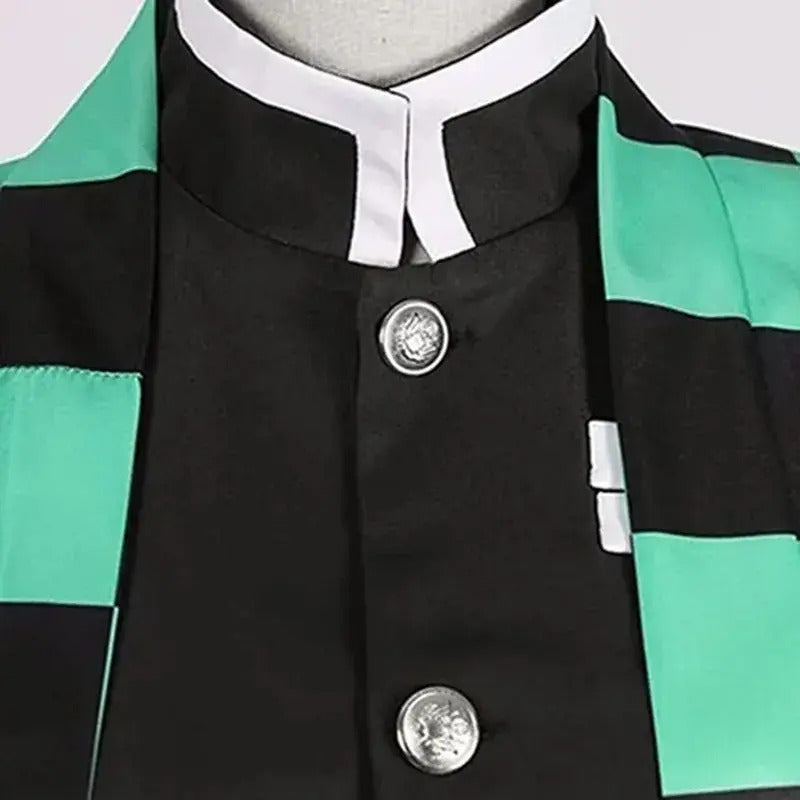 Disfraz Tanjiro Kamado Anime Demon Slayer Cosplay Kimetsu No Yaiba Adulto