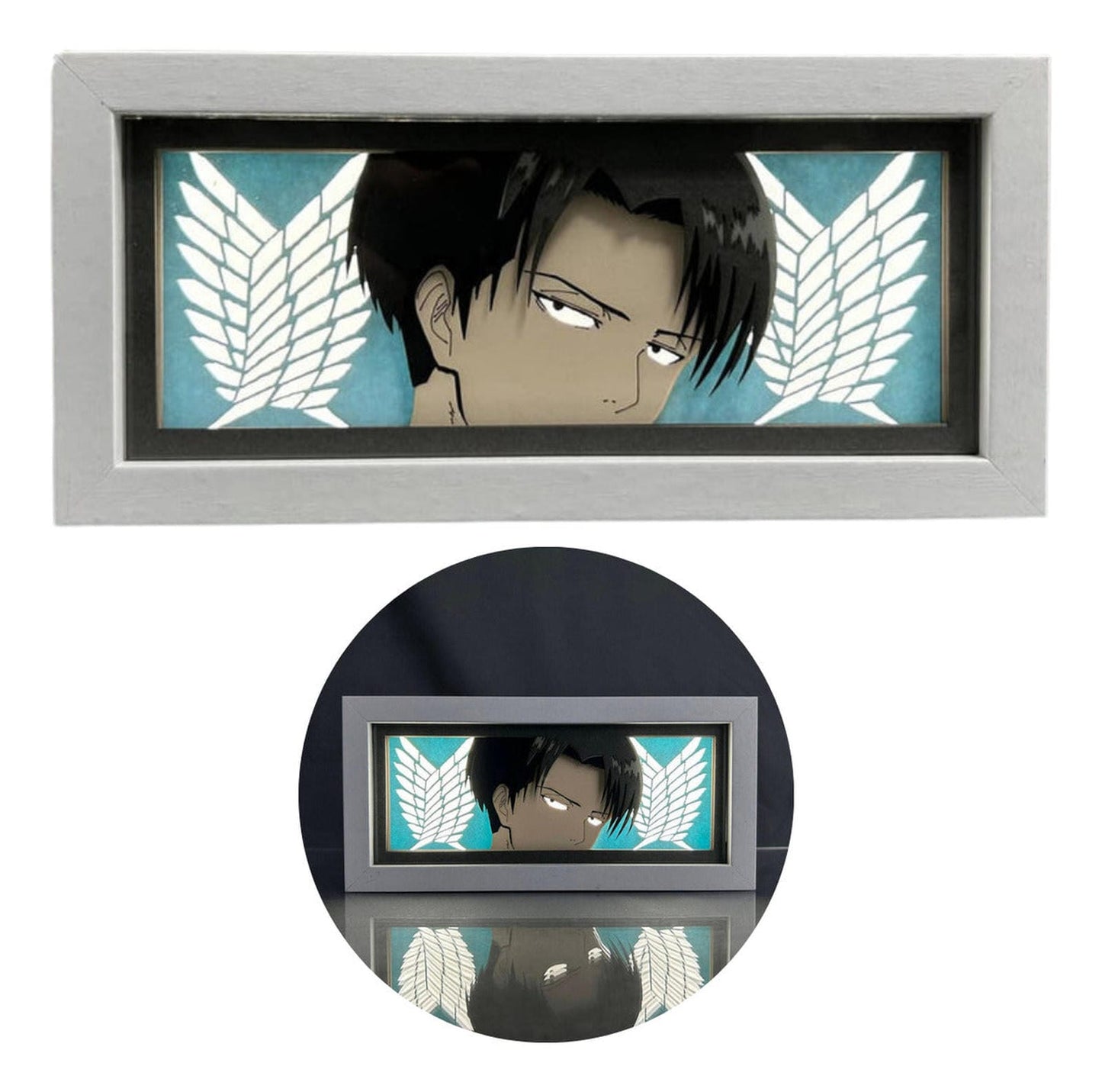 Lámpara Led Levi Ackerman Anime Shingeki No Kyojin Pilas/usb