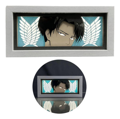 Lámpara Led Levi Ackerman Anime Shingeki No Kyojin Pilas/usb