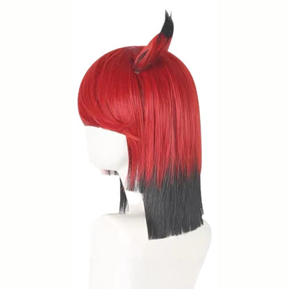 Peluca Alastor Cosplay Hazbin Hotel Demonio De La Radio