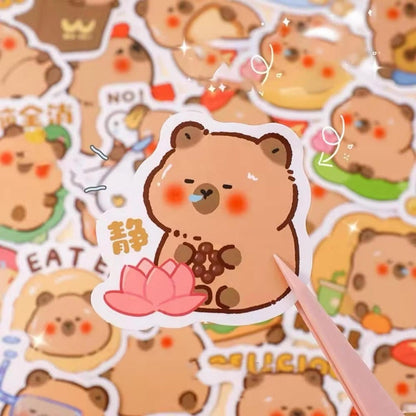 Caja Sorpresa Capybara Carpincho Kawaii Peluche Libreta Cute