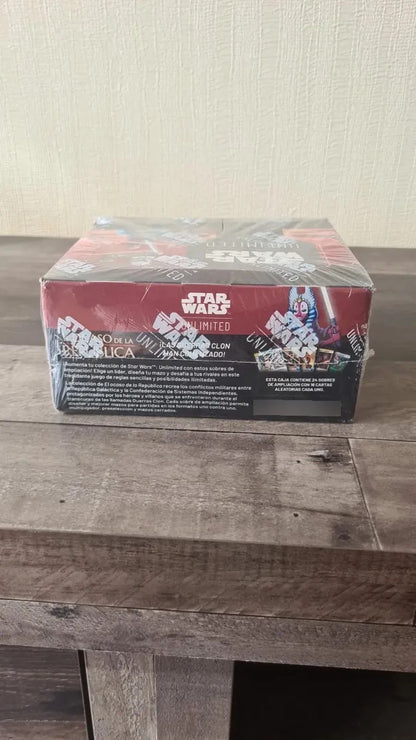 Cartas Star Wars Caja De Sobres El Ocaso De La Republica