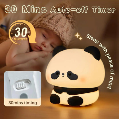 Lampara Kawai Panda Led Touch Regalo Día Del Niño