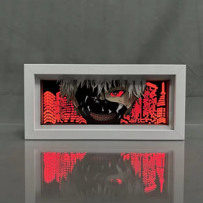 Lámpara Led Ken Kaneki Anime Tokyo Ghoul A Pilas / Usb