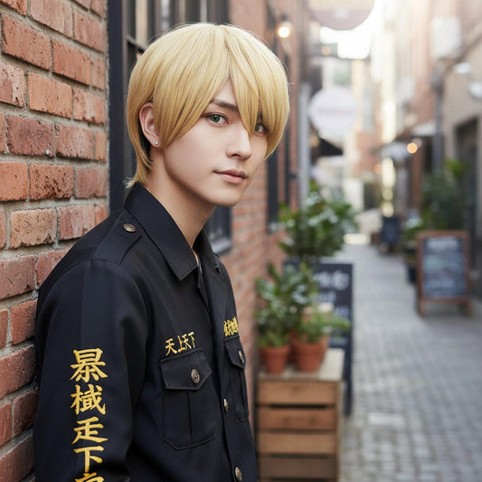 Peluca Chifuyu Matsuno Anime Tokyo Revengers Cosplay