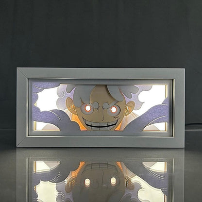 Lámpara Led Monkey D. Luffy G5 Anime One Piece A Pilas Y Usb