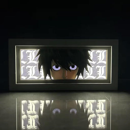 Lámpara Led L Anime Death Note A Pilas / Usb