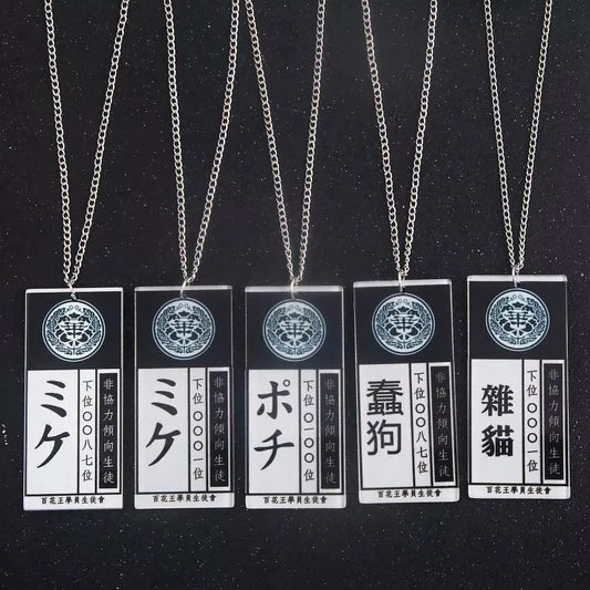 Set Collares Kakegurui Anime Cosplay 5 Piezas Originales