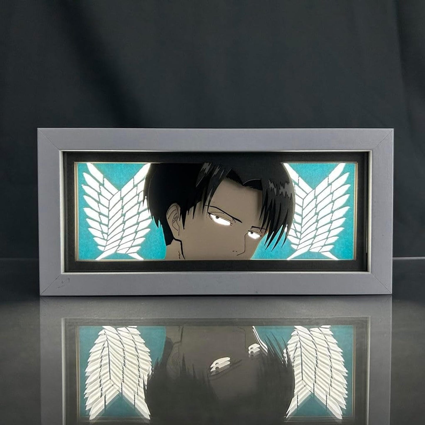 Lámpara Led Levi Ackerman Anime Shingeki No Kyojin Pilas/usb