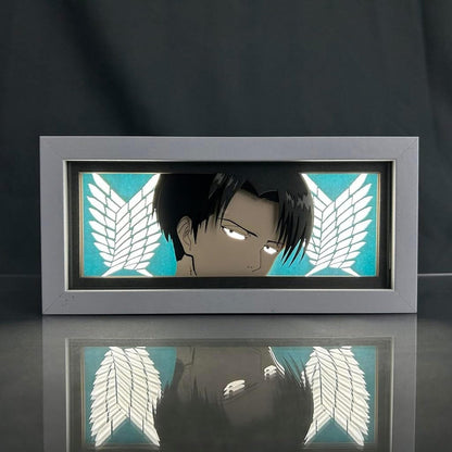 Lámpara Led Levi Ackerman Anime Shingeki No Kyojin Pilas/usb