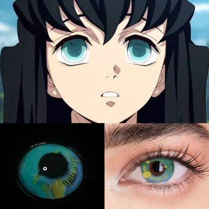 Lentes Muichiro Tokito Pilar Cosplay Anime Kimetsu No Yaiba