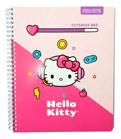 Pack 5 Cuadernos Hello Kitty Universitario Proarte 100h 7mm