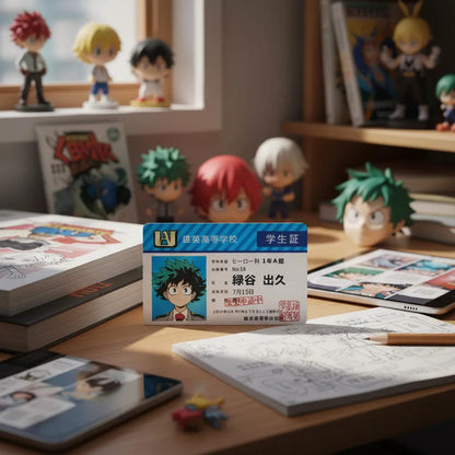 Tarjeta Estudiante UA - My Hero Academia Cosplay