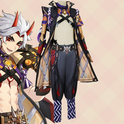 Cosplay Arataki Itto Genshin Impact Traje