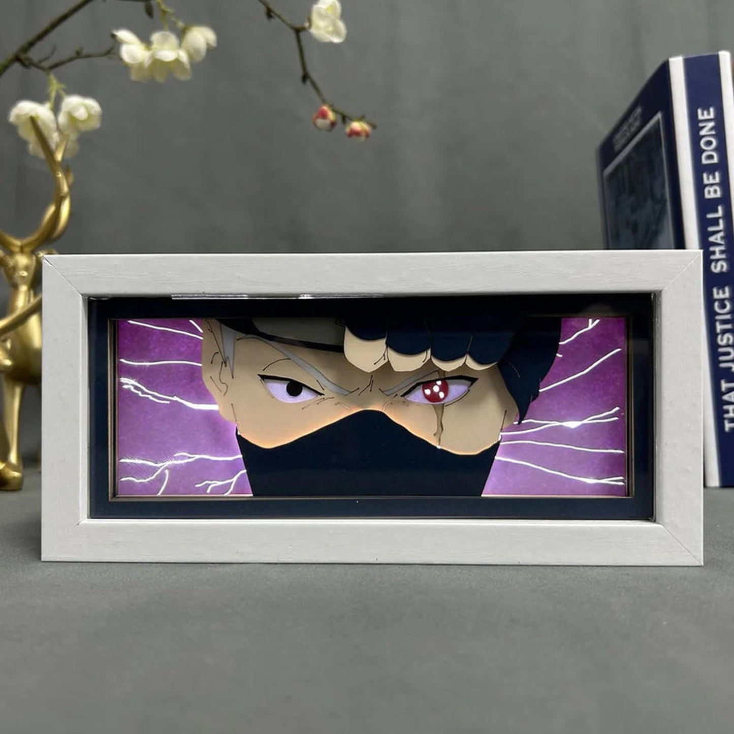 Lámpara Led Kakashi Hatake Anime Naruto A Pilas Y Usb