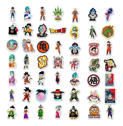 Set 100 Stickers Dragón Ball Anime