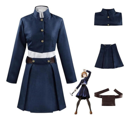 Cosplay Nobara Kugisaki Uniforme Anime Jujutsu Kaisen Disfraz